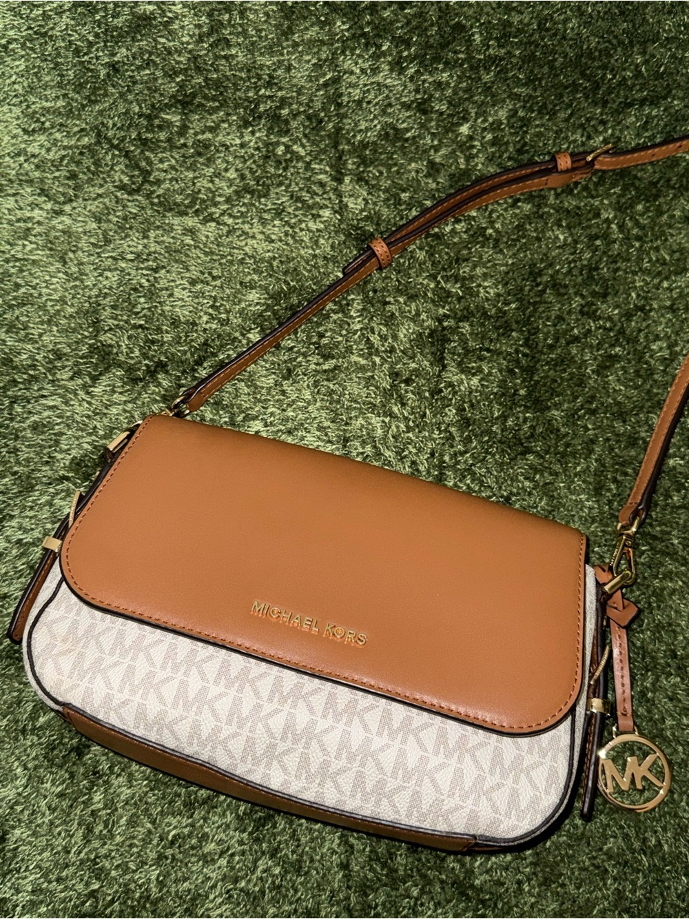 Michael Kors Logo Flap Crossbody